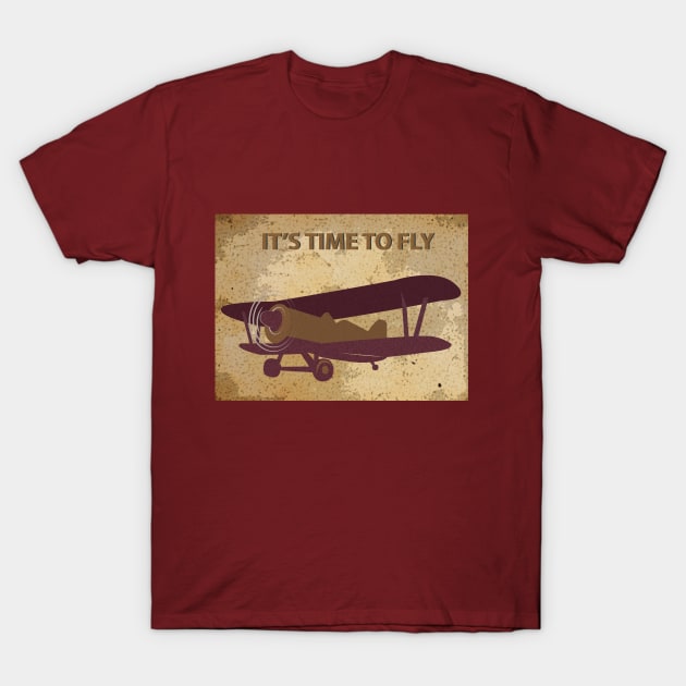 Retro plane T-Shirt by dddesign